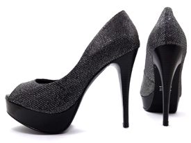 Sapato Peep toe - Meia Pata COD 890 892A