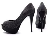 Sapato Peep toe - Meia Pata COD 890 892A